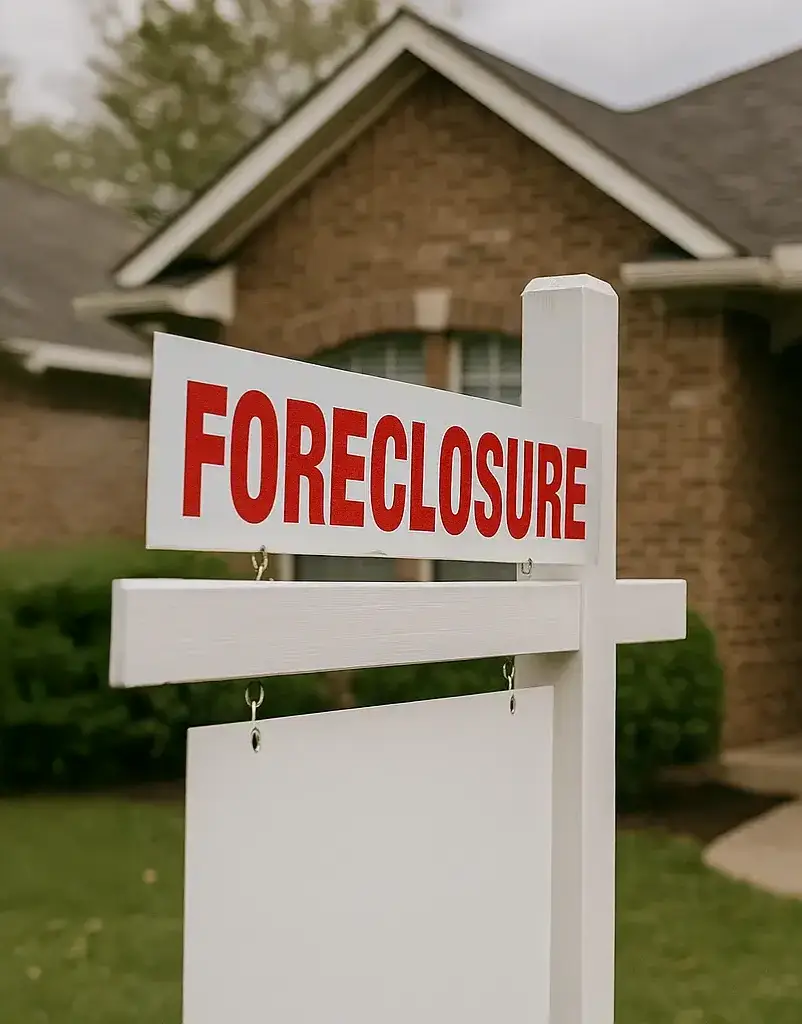 Tulsa home exterior for a foreclosure help page