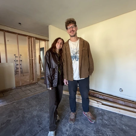 Josh And Kate At A Renovation