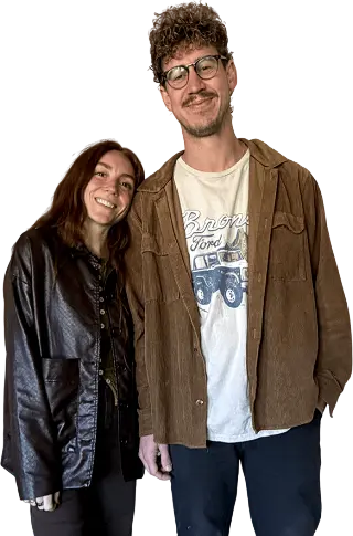 Josh And Kate In Coats 485px